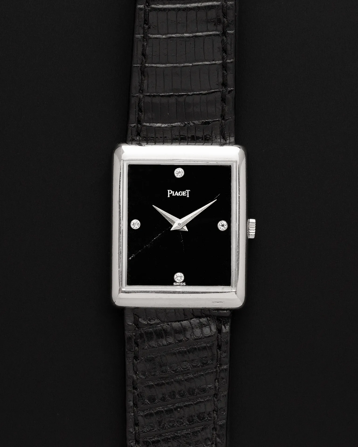 Piaget Tank Onyx Diamond Dial