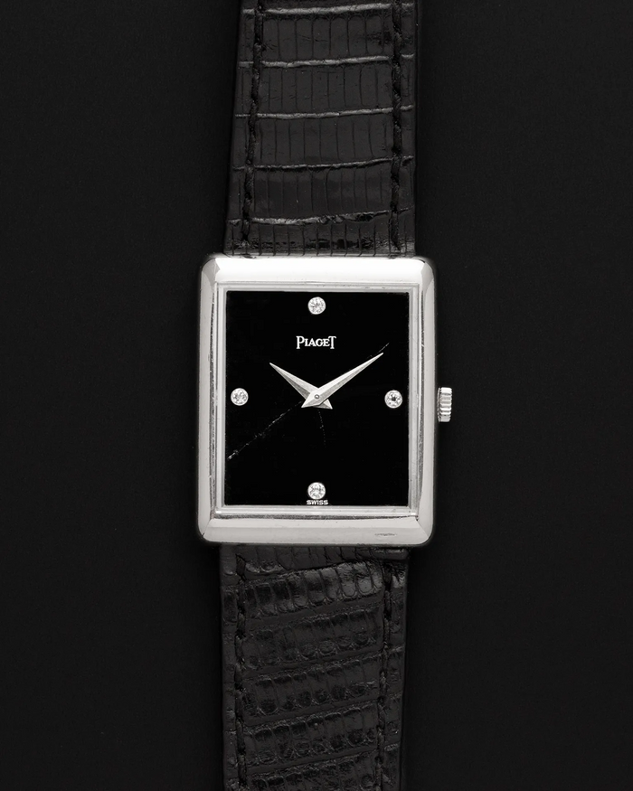 Piaget Tank Onyx Diamond Dial
