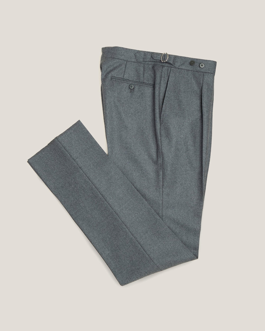 420 gr. Flannel Trousers – Grey