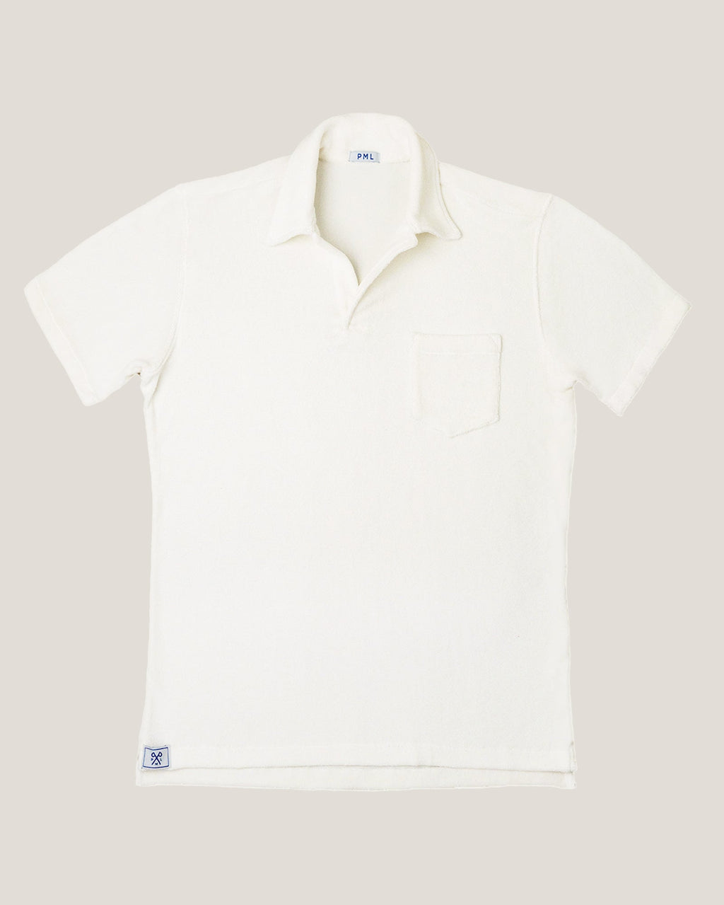 Polo Short Sleeve Chenille – White