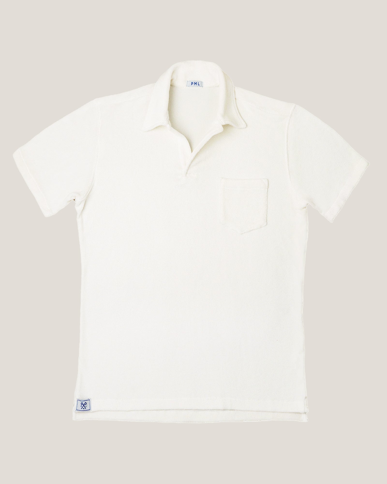 Polo Short Sleeve Chenille – White