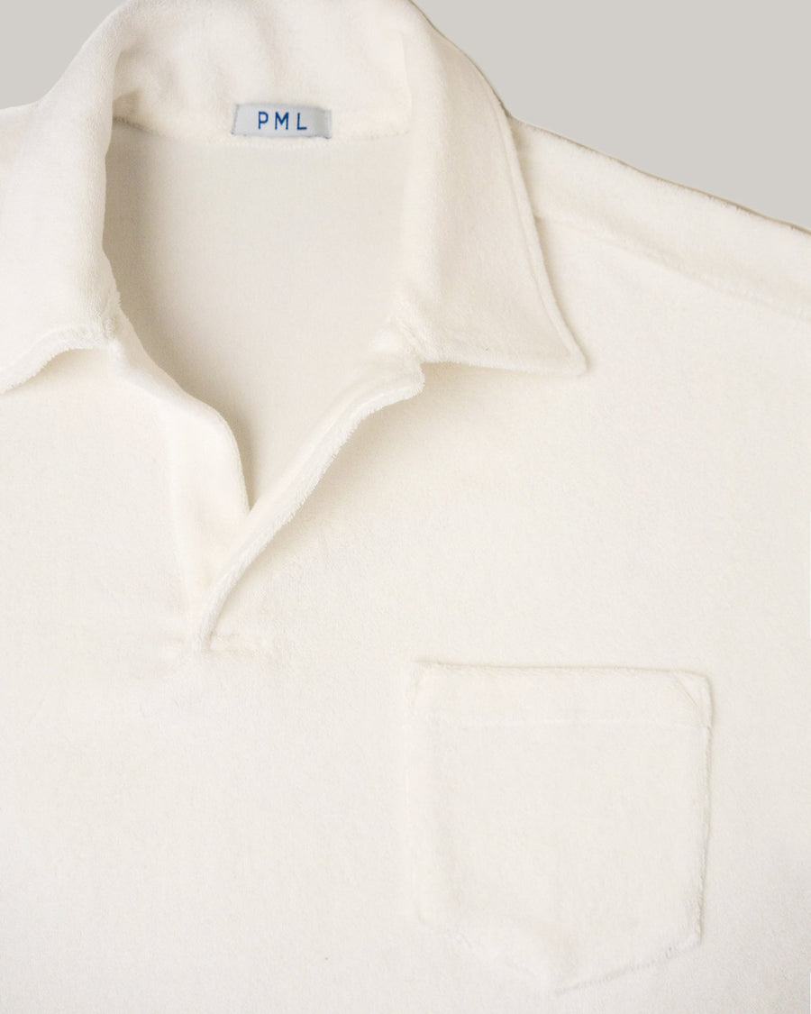 Polo Short Sleeve Chenille – White