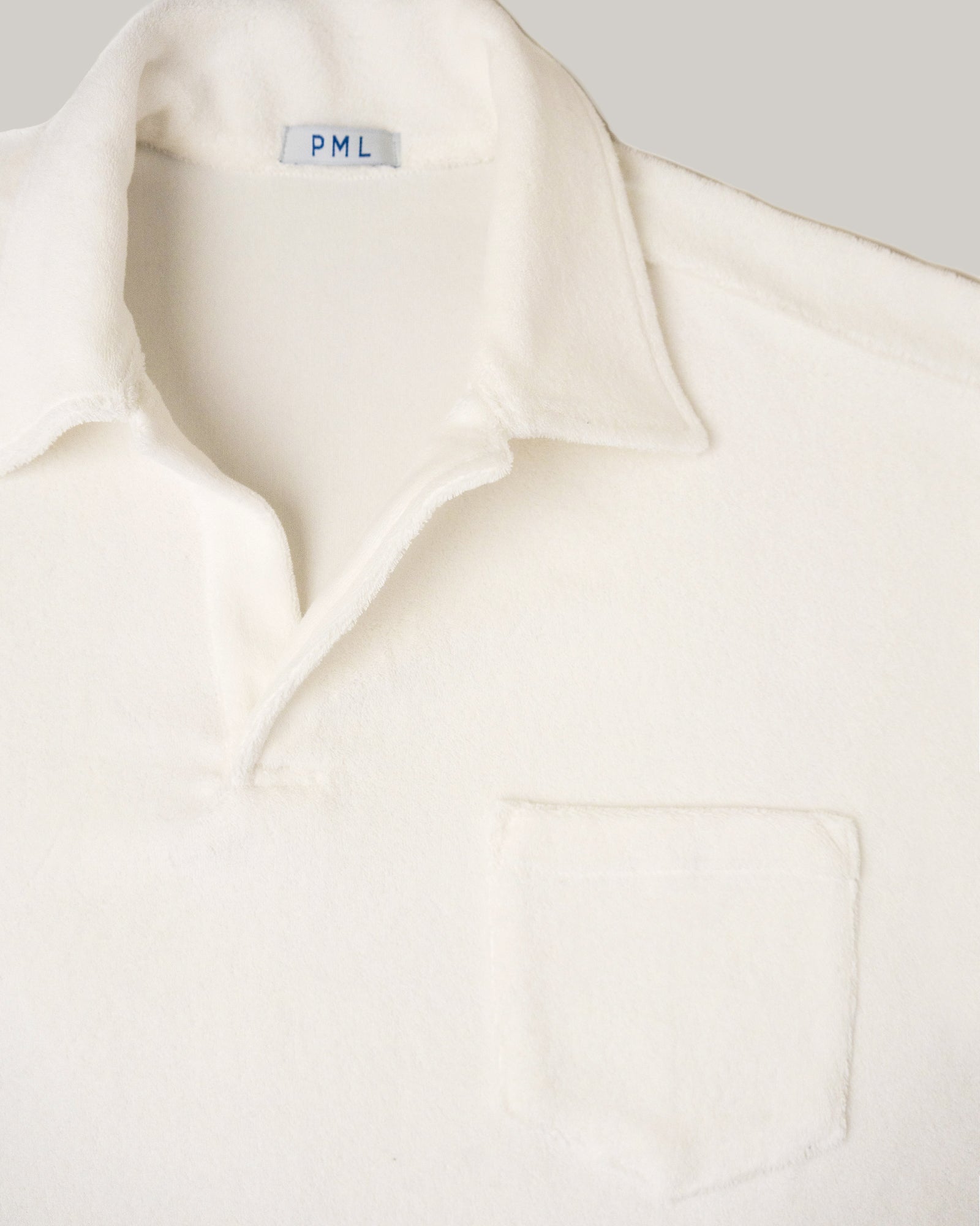 Polo Short Sleeve Chenille – White