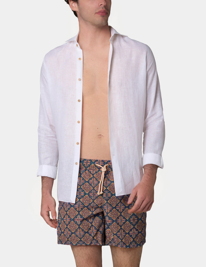 Classico Rivisitato Blu Swim Shorts