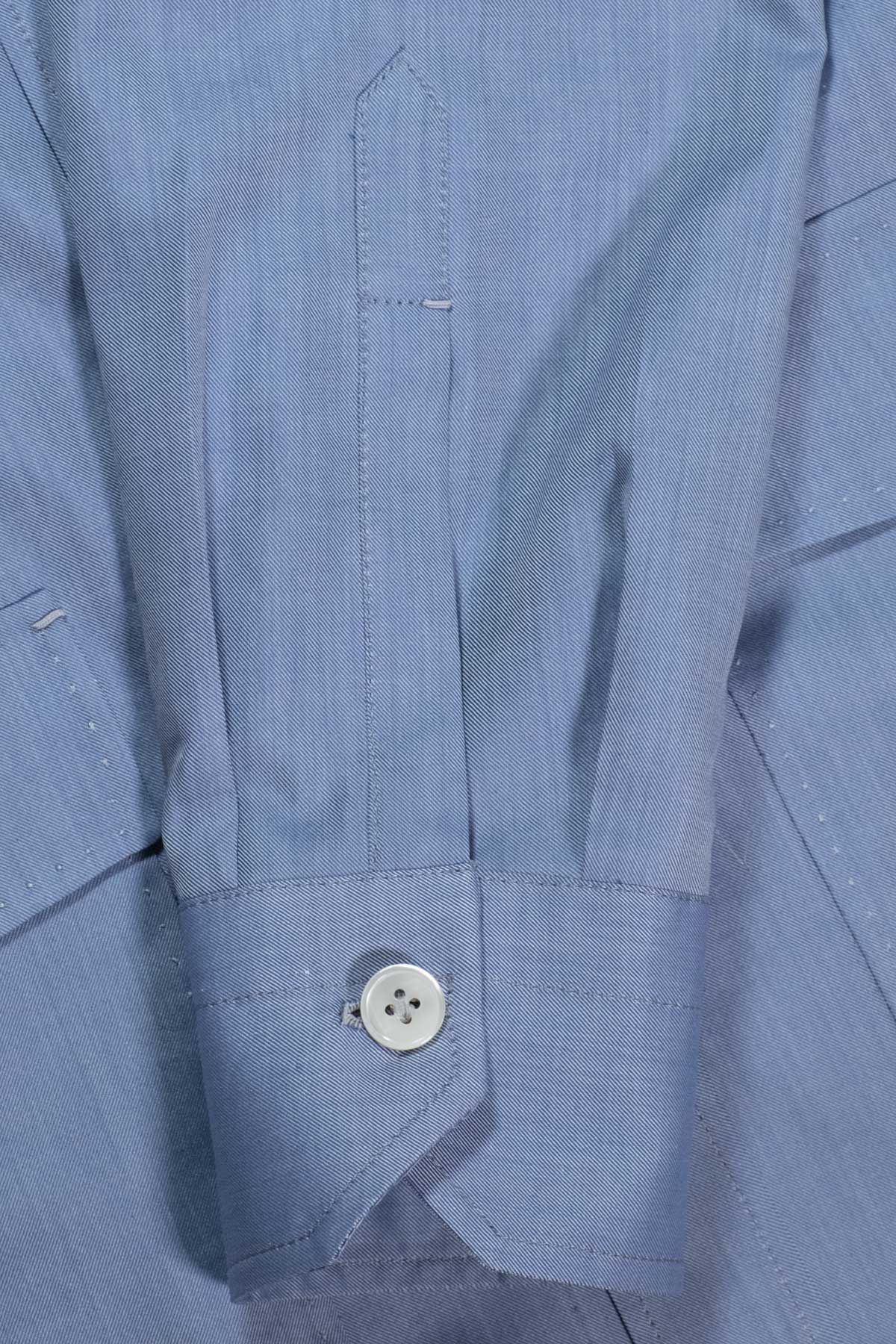 Light Blue Sea Island Cotton Safari Jacket