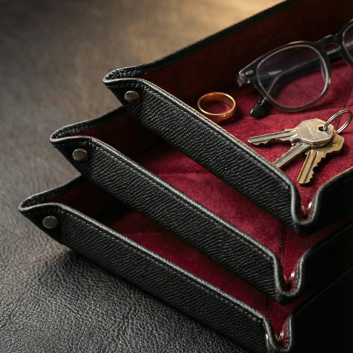 Seisser & Cie Vide-Poche, Fine Cowhide Leather