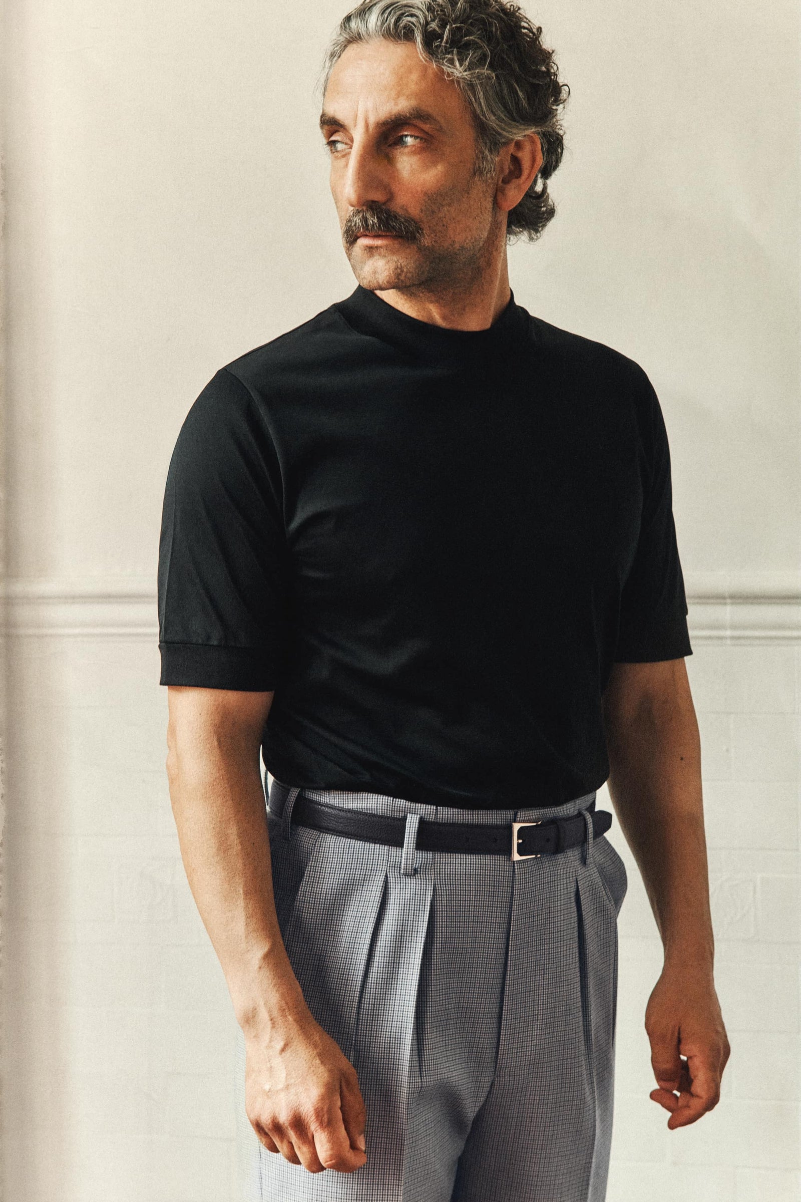 Fine Cotton T-Shirt Filo di Scozia