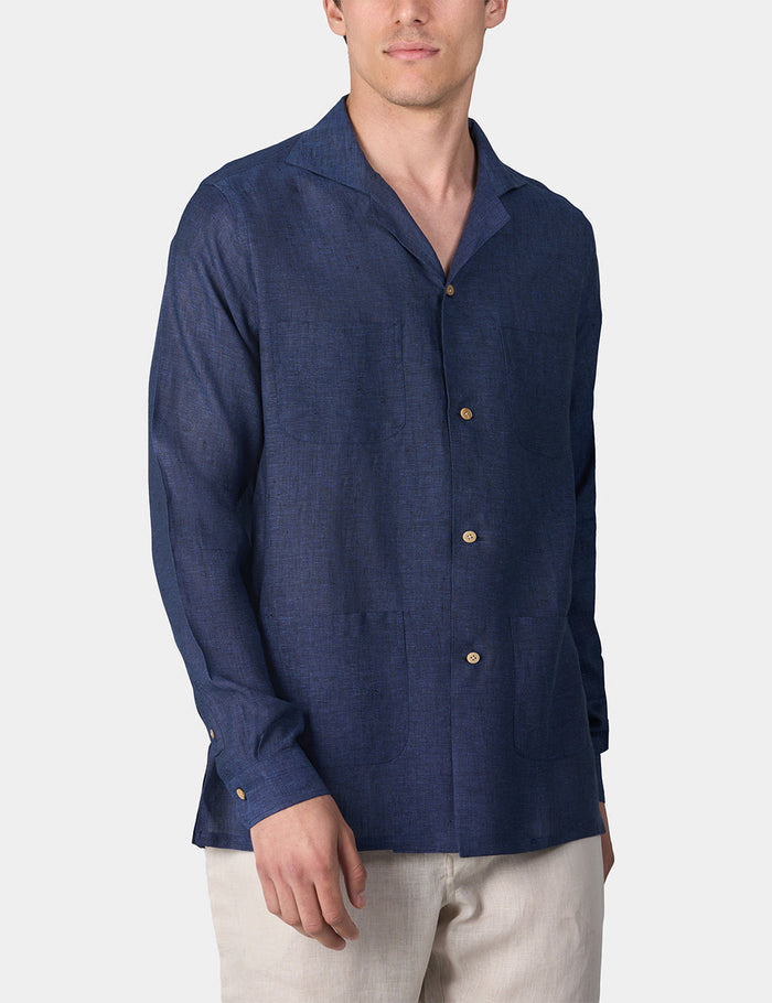 Camicia Ischia Blu Notte