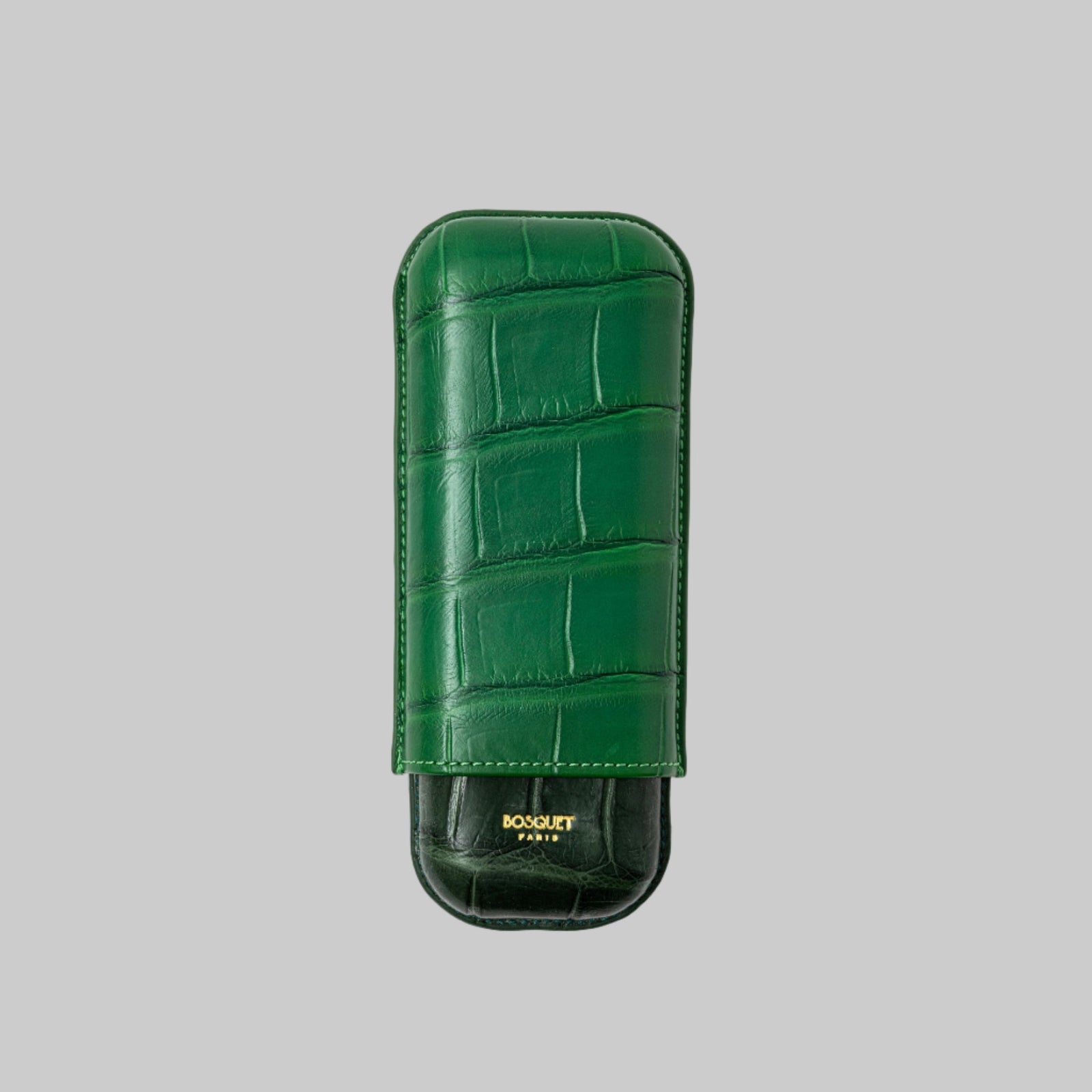 Crocodile Leather Case for 2 in Light Green