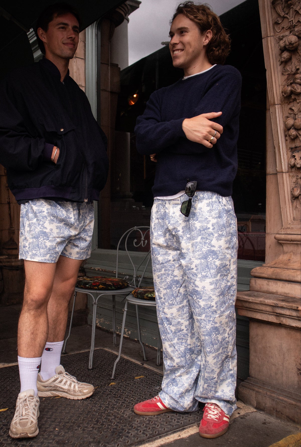 Blue Toile de Jouy Pyjama Trouser