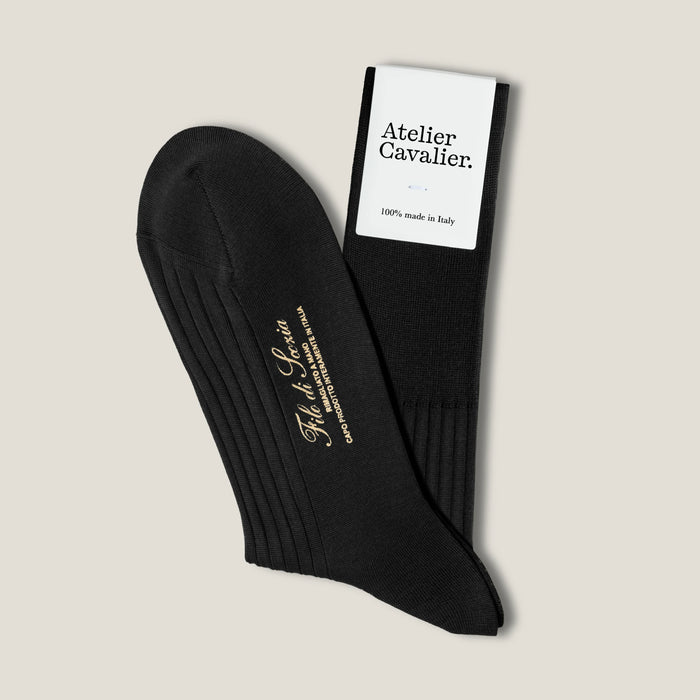 Whitby Jet Socks