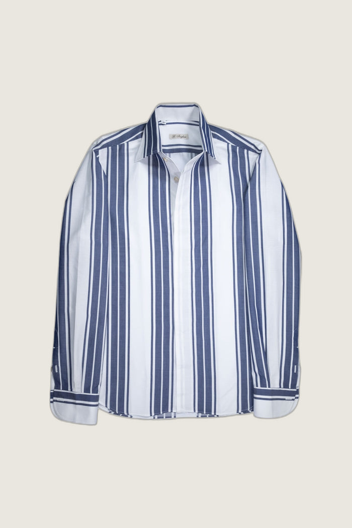 Camicia Capri esclusiva a righe blu