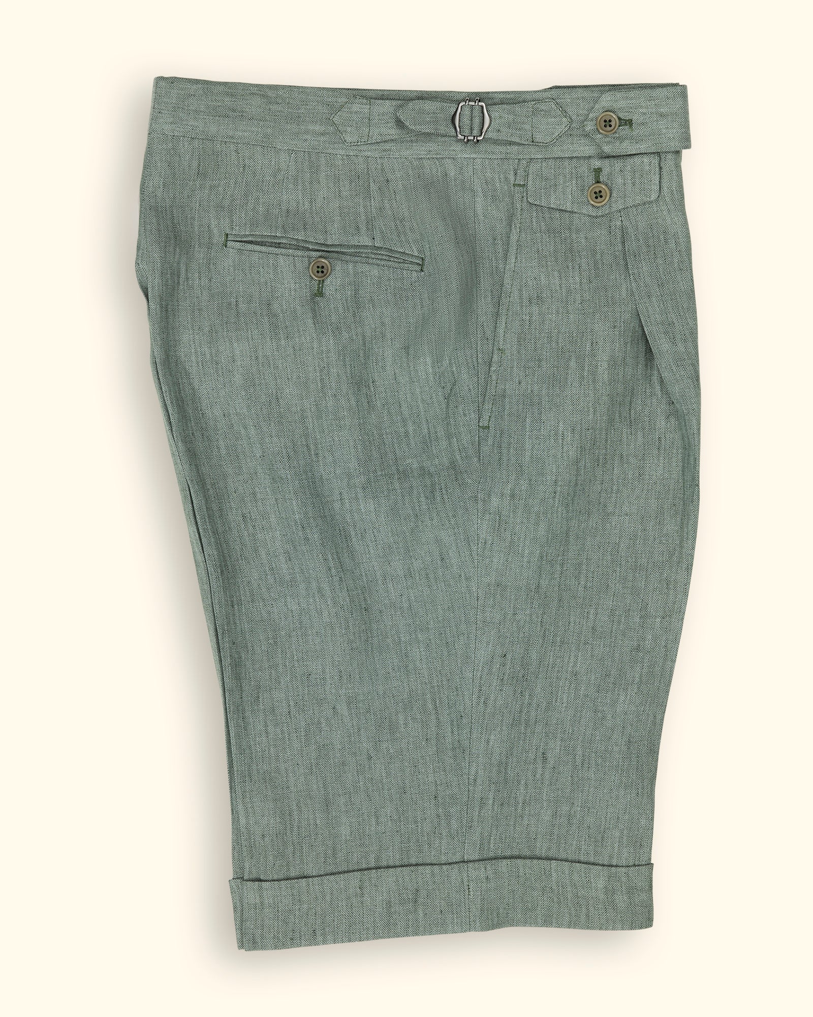 PML_Linen Shorts_green