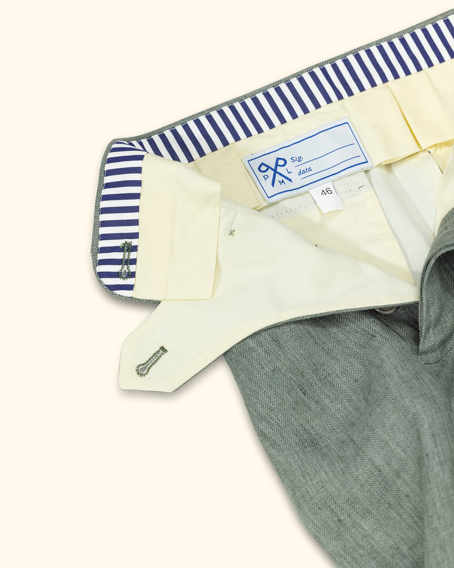 Linen Shorts green