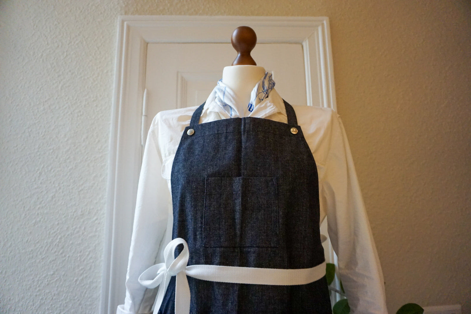 1980s Italian Navy Deadstock Denim Apron
